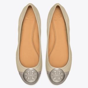 Tory burch Minnie patent Cap-toe ballet flat